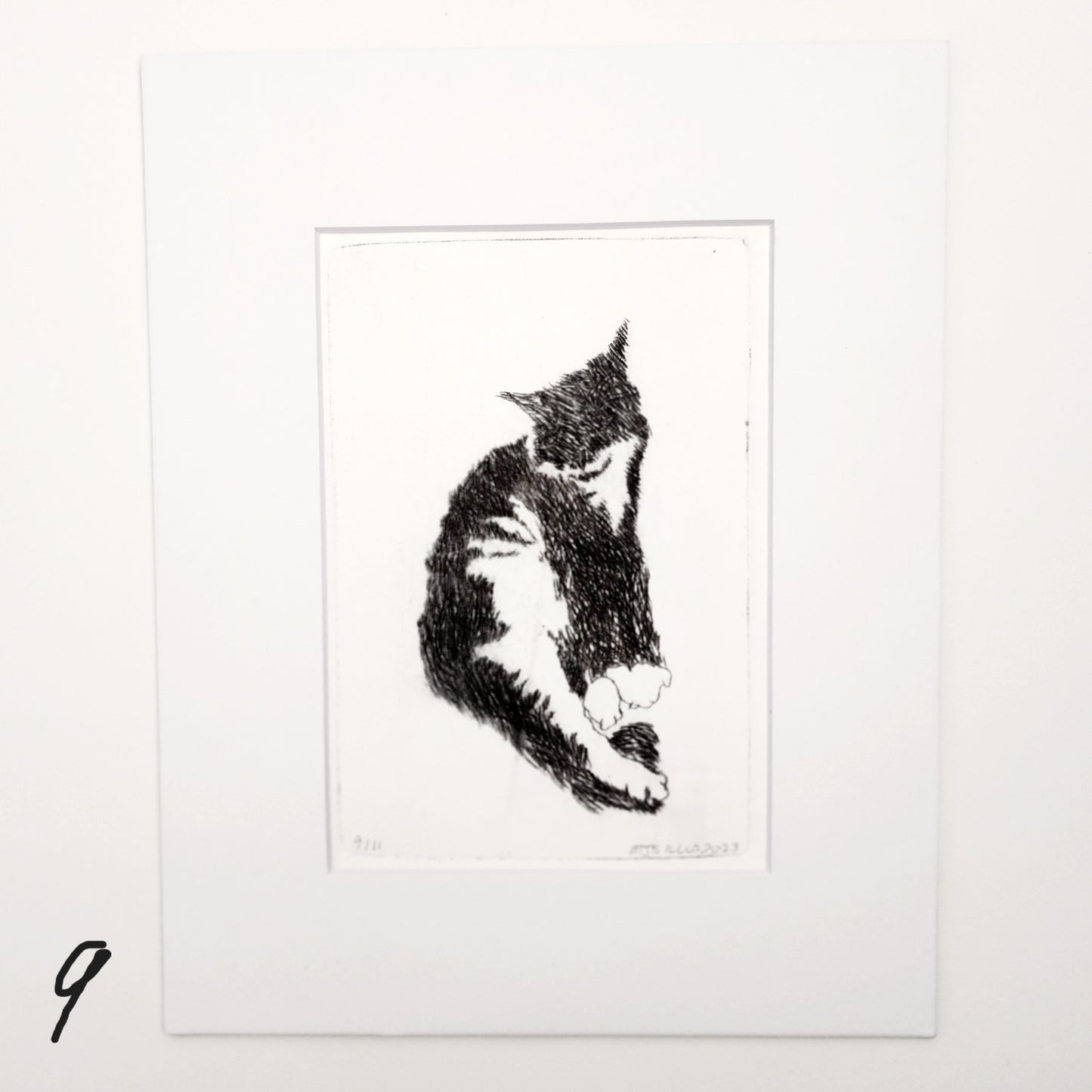Original Resting Cat Print